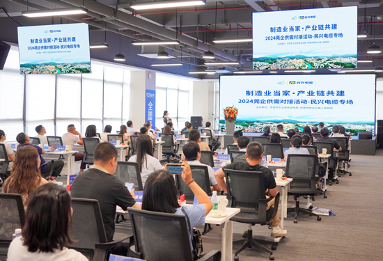 推動產(chǎn)業(yè)鏈協(xié)同發(fā)展，2024莞企供需對接專場活動在民興電纜舉行