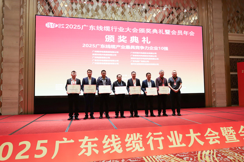 民興位列廣東前3！2025廣東線(xiàn)纜行業(yè)大會(huì)召開(kāi)